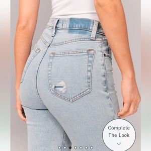 Abercrombie & Fitch - The Ankle Straight Ultra High Rise - Curve Love